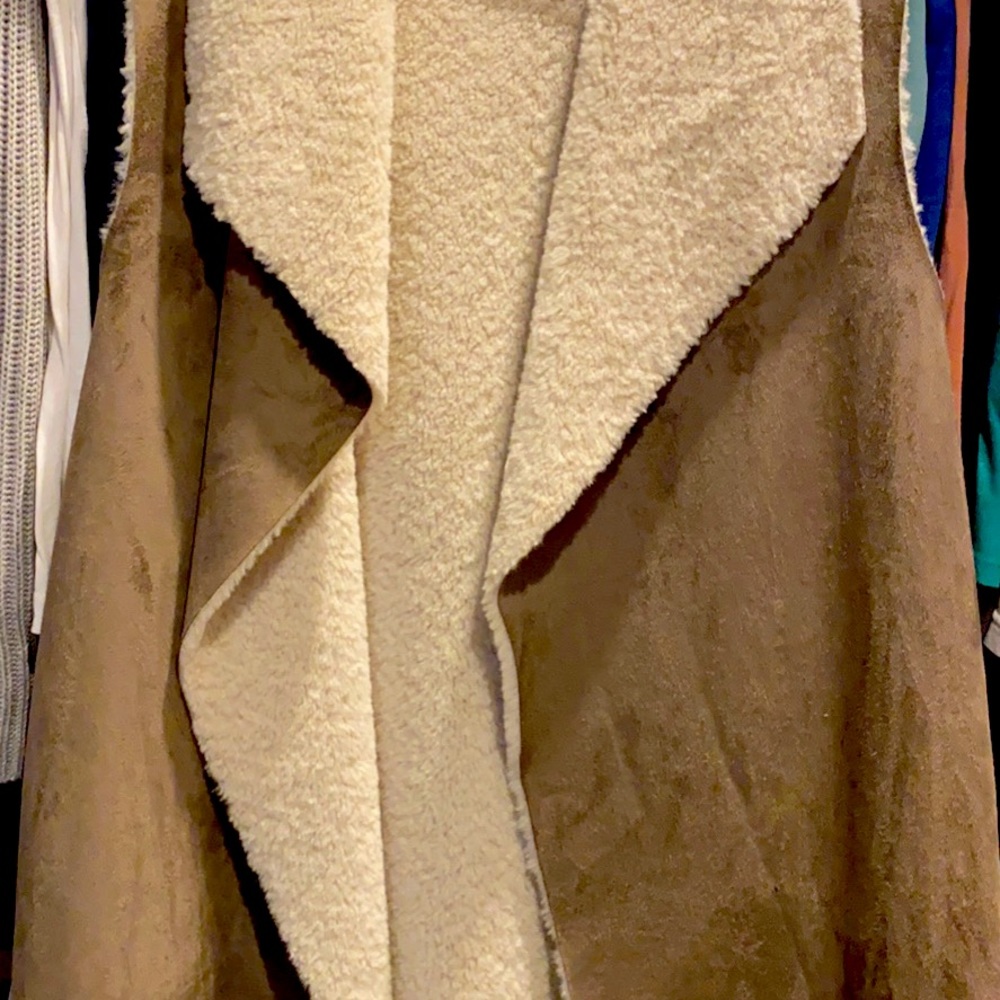 Madison and Lola faux sterling coat